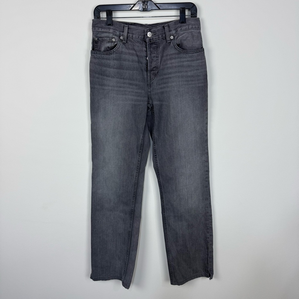 Levi's Re/Done Gray Easy Straight Button Fly Denim Jeans